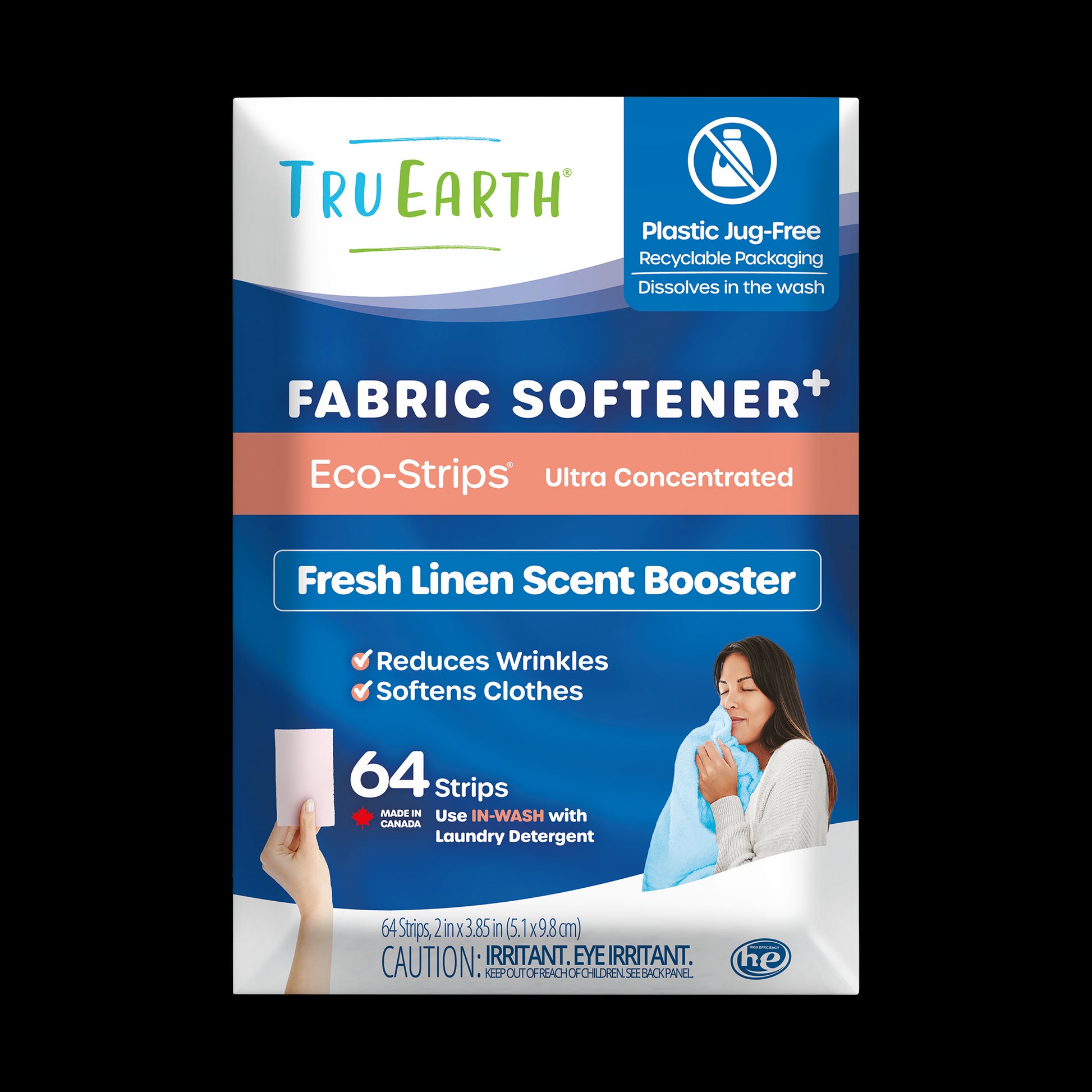 TruEarth Fabric Softener Fresh Linen Front of Package