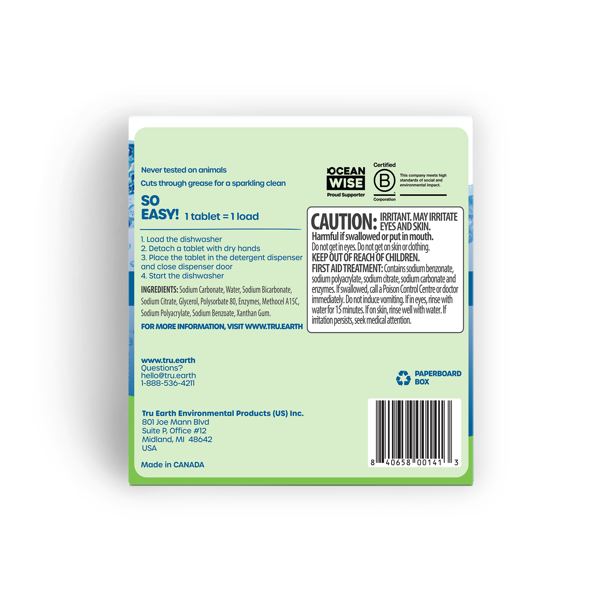 Tru Earth Dishwasher Detergent Tablets