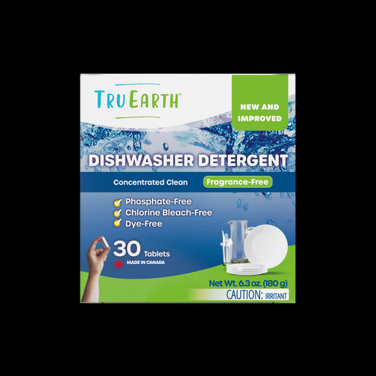 Tru Earth Dishwasher Detergent Tablets - Fragrance-Free / 30 Loads