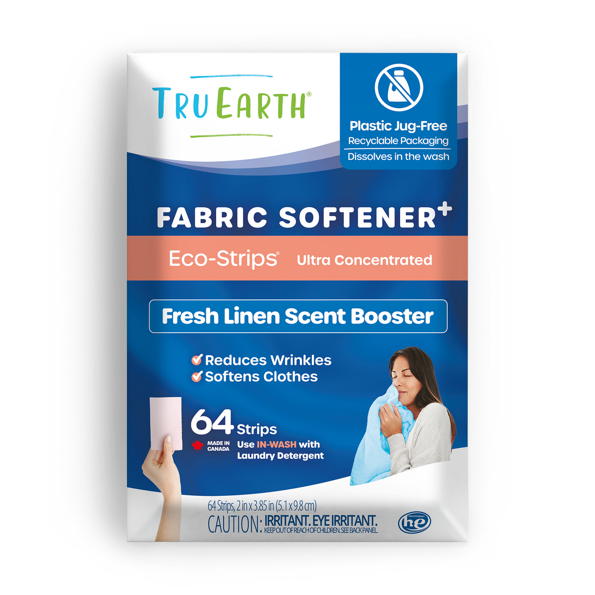TruEarth Fabric Softener Fresh Linen Front of Package