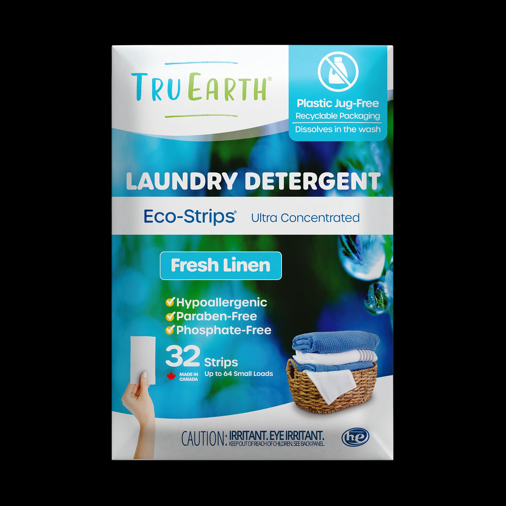 TruEarth Laundry Detergent Fresh Linen Front of Package