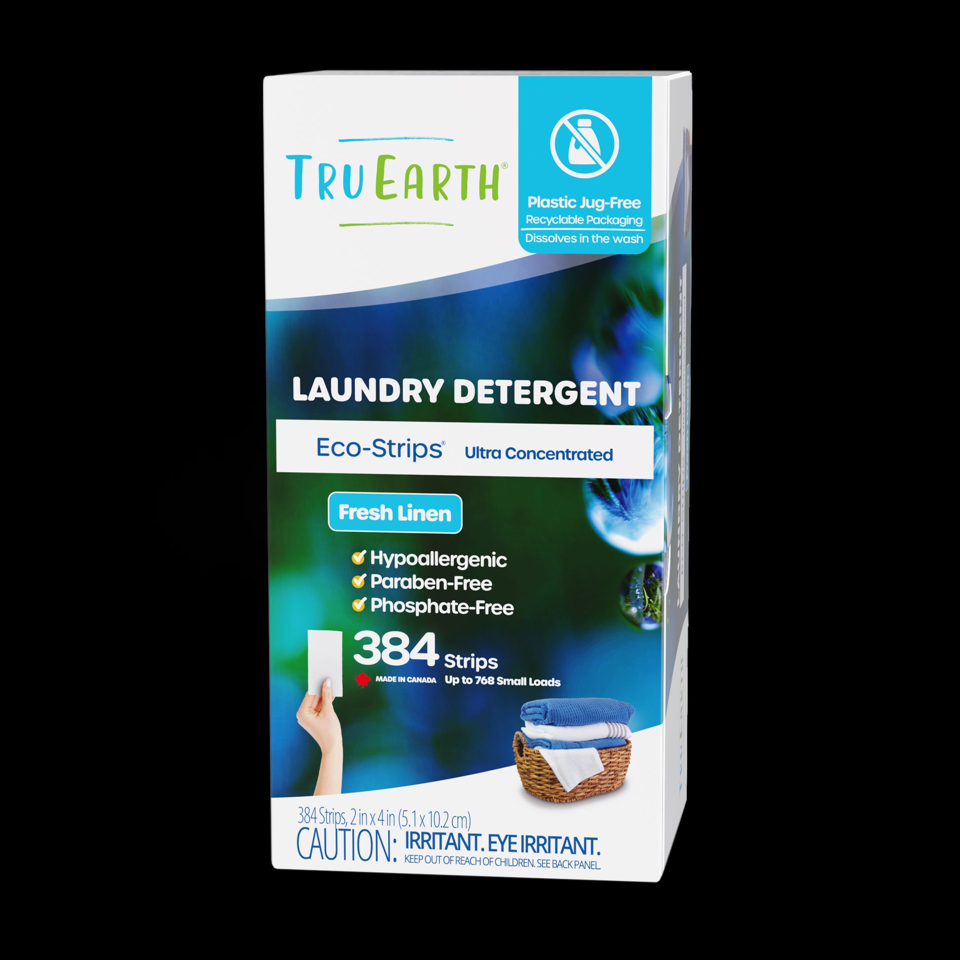 TruEarth Laundry Detergent Fresh Linen Front of Package