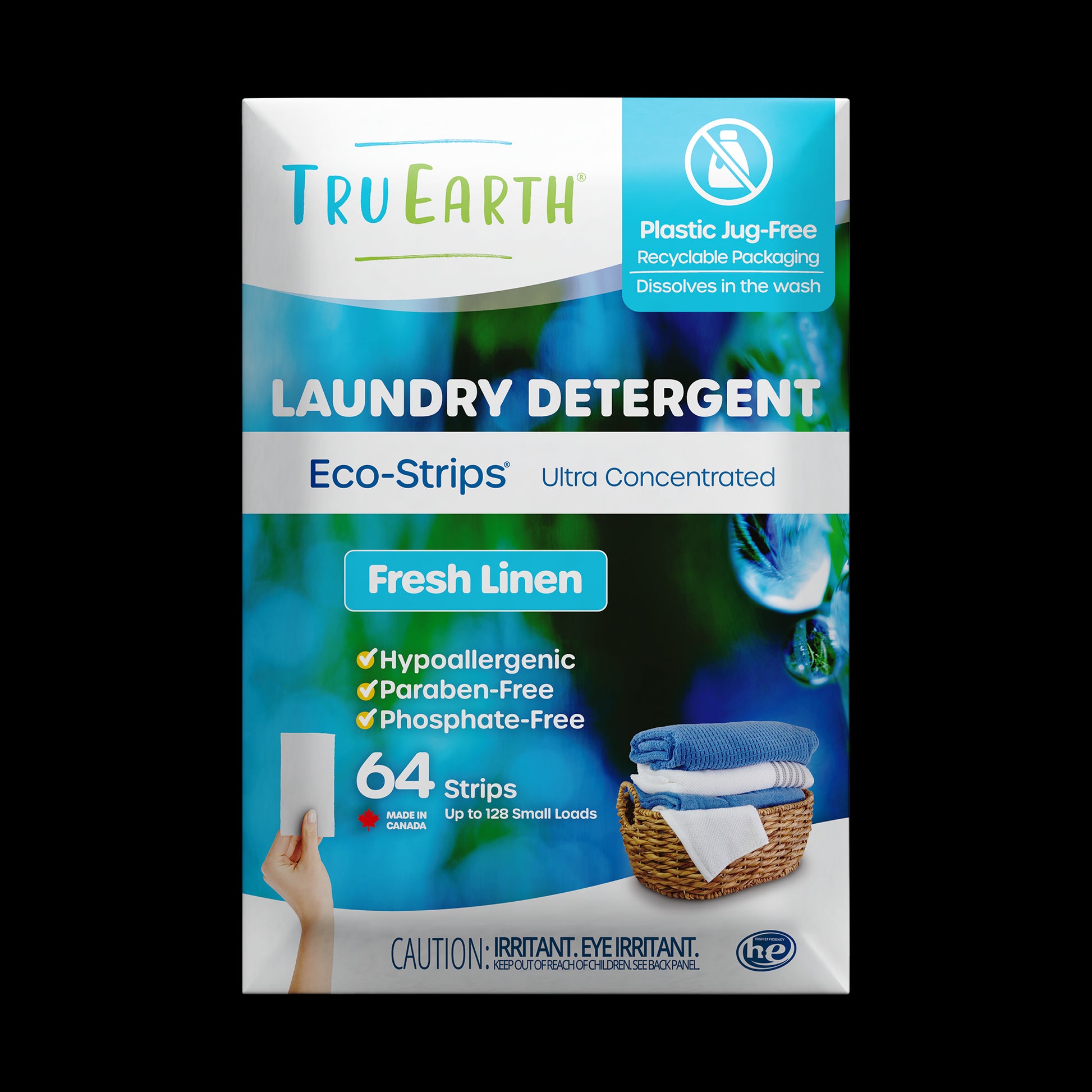 TruEarth Laundry Detergent Fresh Linen Front of Package