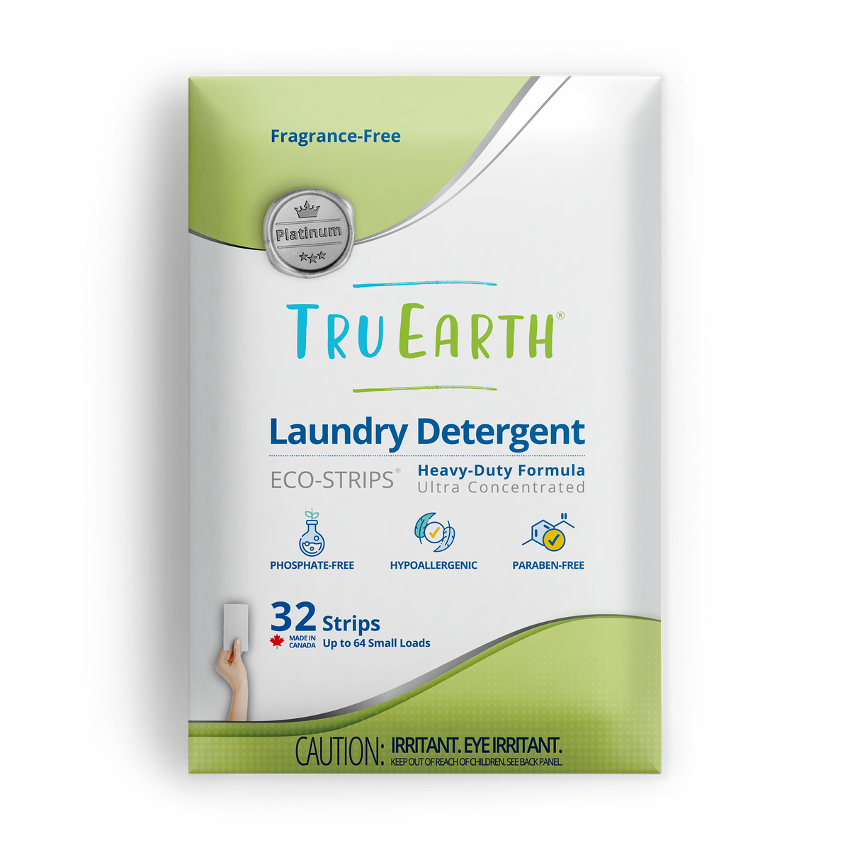 TruEarth Platinum Laundry Detergent Fragrance-Free Front of Package