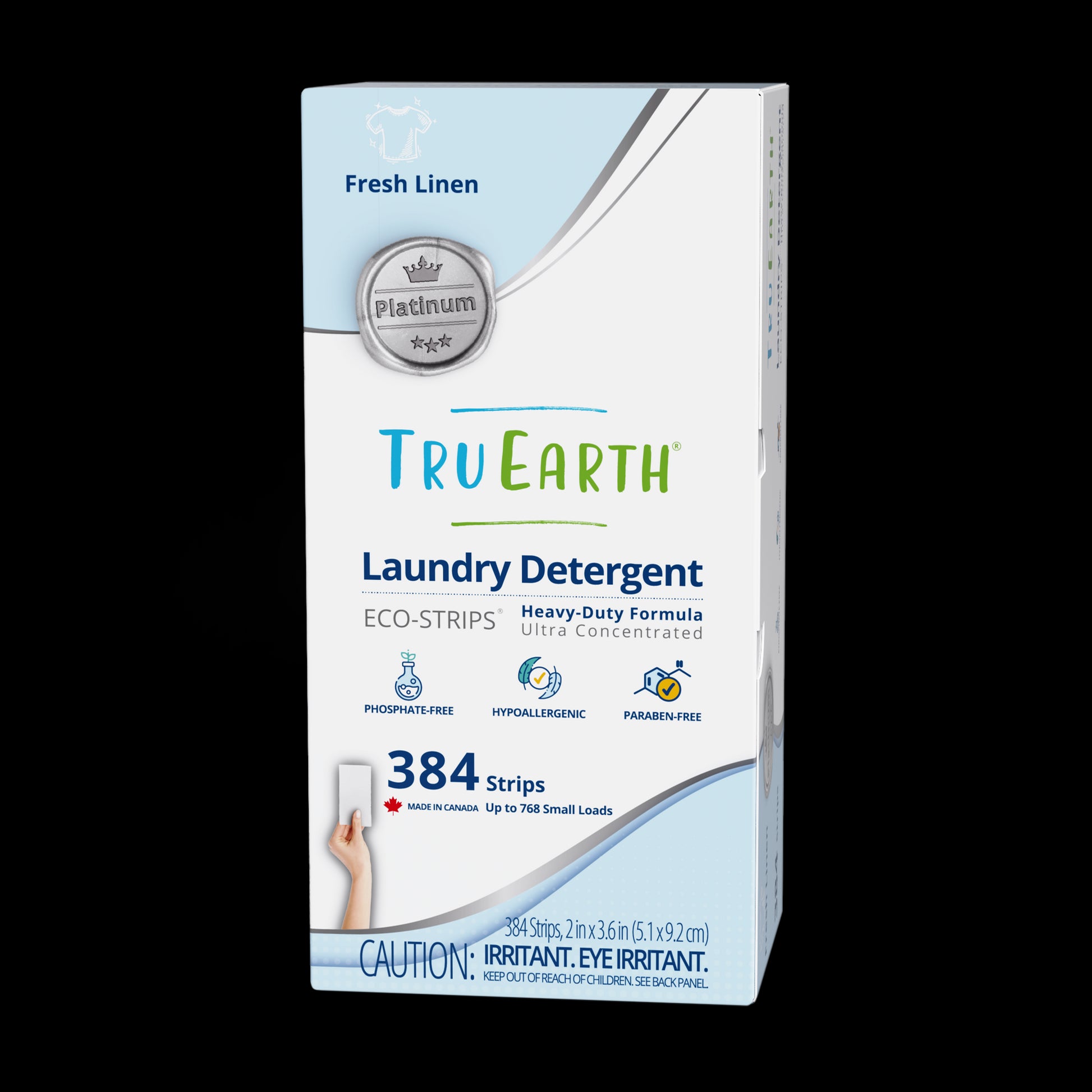 TruEarth Platinum Laundry Detergent Fresh Linen Front of Package