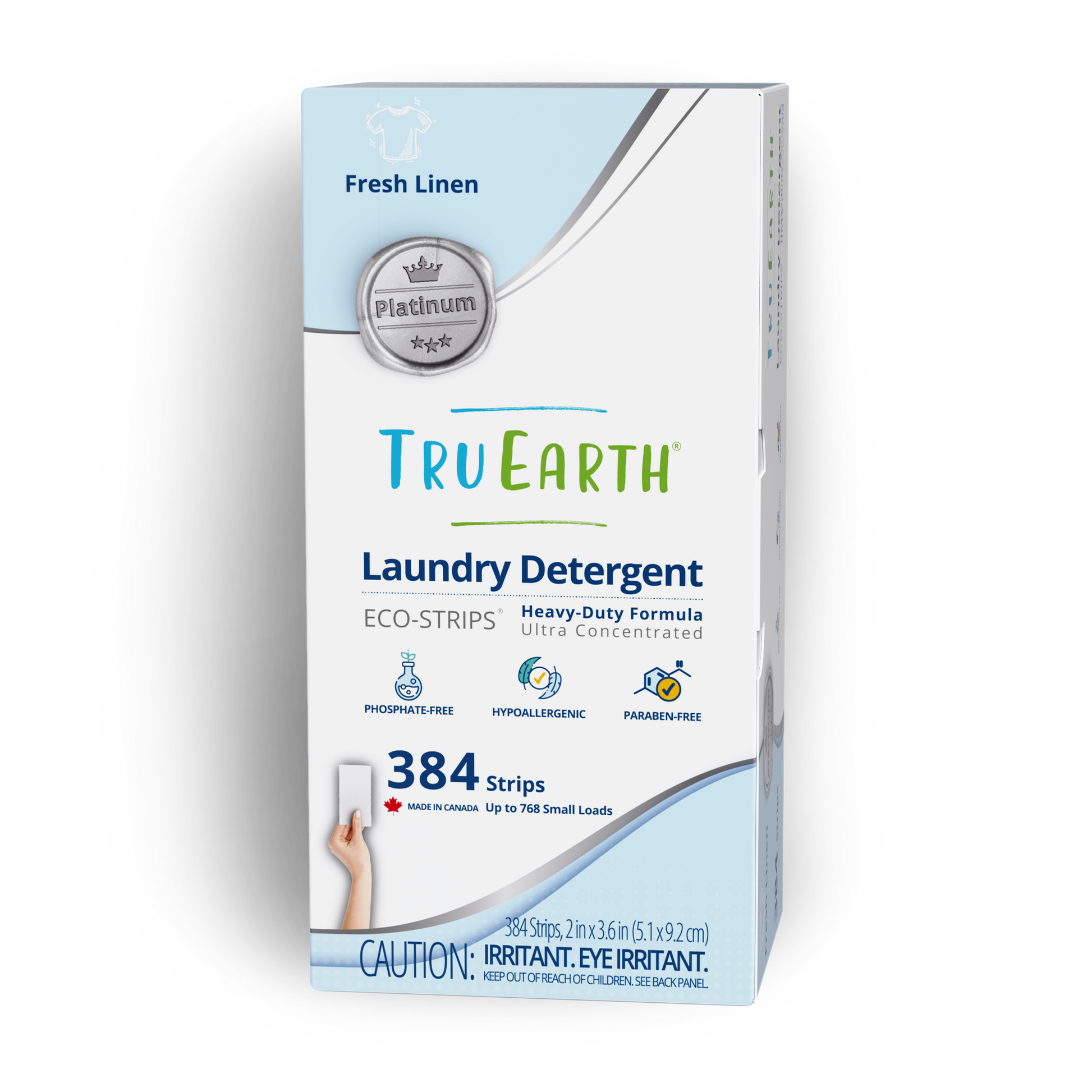 TruEarth Platinum Laundry Detergent Fresh Linen Front of Package
