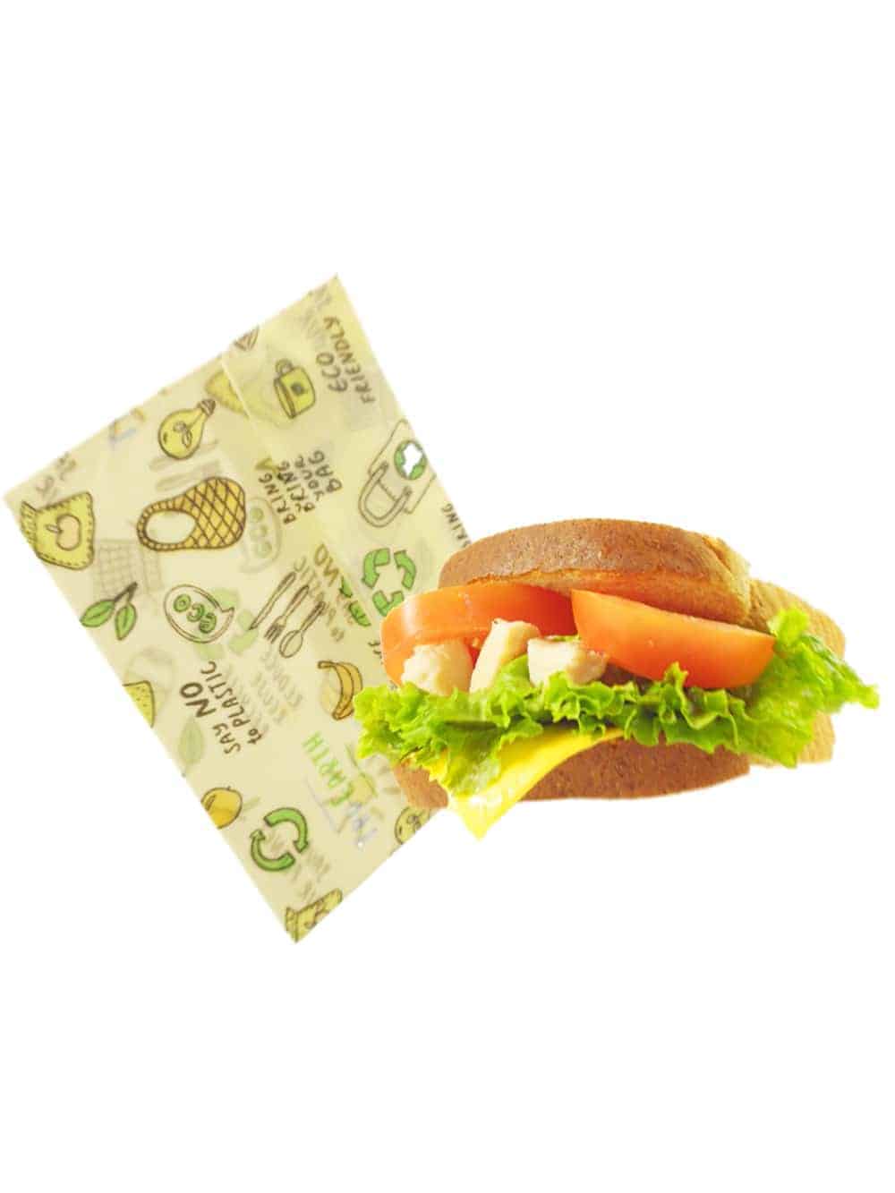 Tru Earth Beeswax Snack Bags 4 Pack - 2 Medium, 2 Large