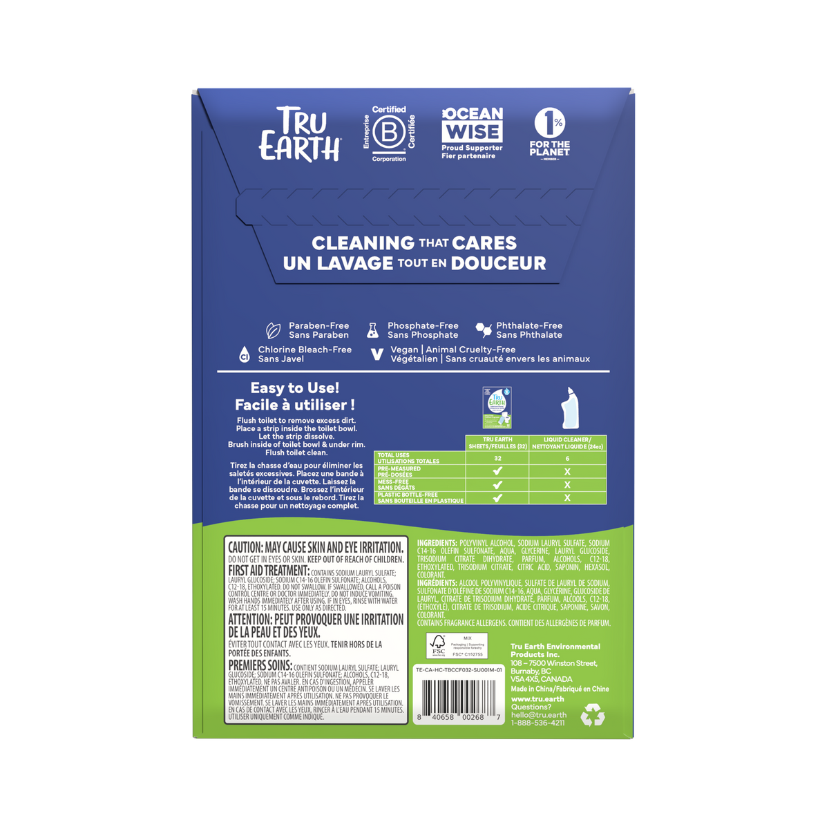 Tru Earth Toilet Bowl Cleaner