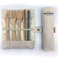 Tru Earth Bamboo Cutlery Set (Fork, Spoon, Knife, Chopsticks, Straw)