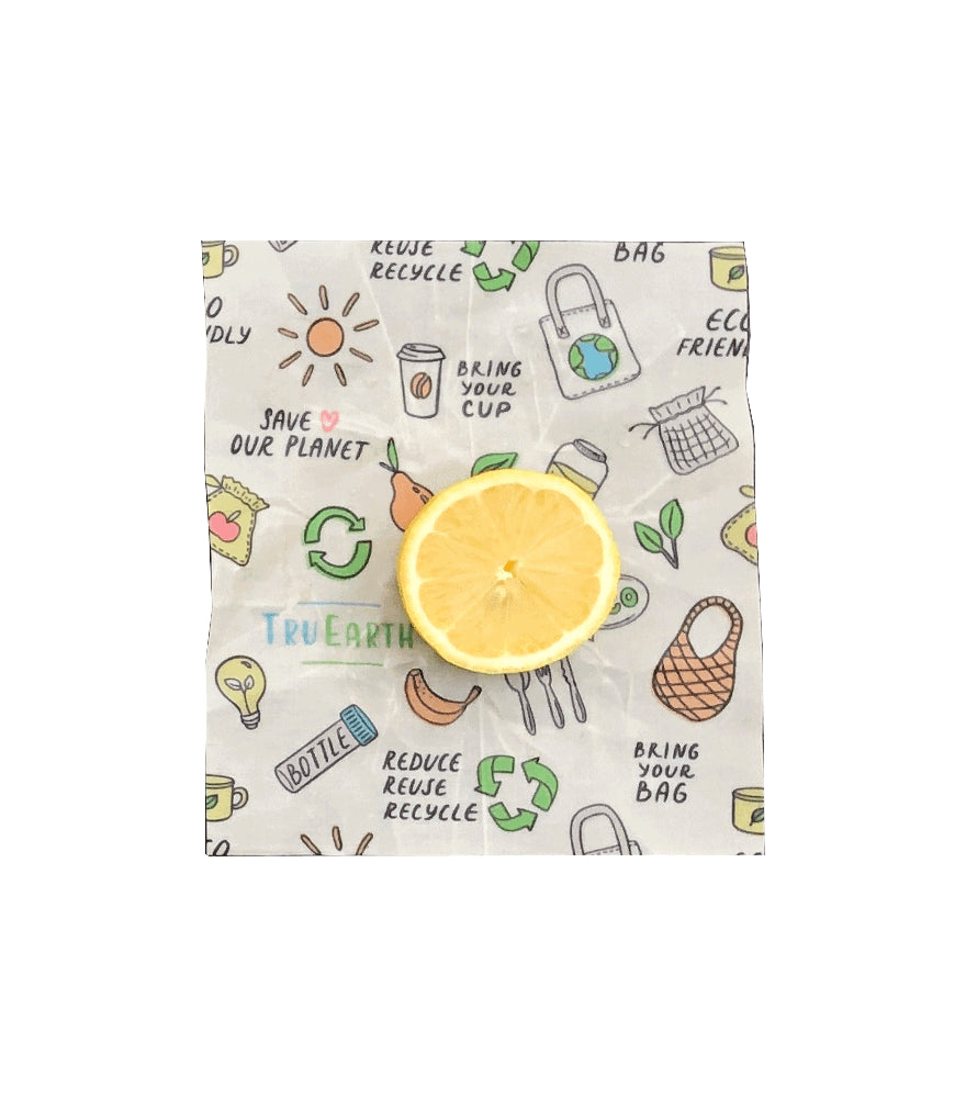 Tru Earth Beeswax Food Wrap Assorted 3-pack by Tru Earth - 1 Small, 1 Medium, 1 Large