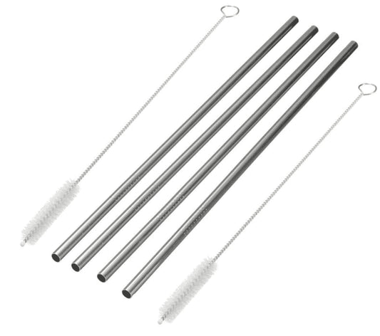 Tru Earth Stainless Steel Straws - 4 Pack